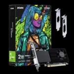 Placa de Vídeo PCYES G610 2GB DDR3 64‑bit Edge Low Profile