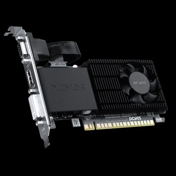 Placa de Vídeo PCYES G610 2GB DDR3 64‑bit Edge Low Profile - Imagem 2