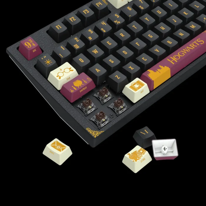 Teclado Mecânico Redragon Harry Potter Amsa Sw Marrom ABNT2 - Imagem 2