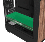 Gabinete Gamer Bluecase BG-060 EKO Preto Frente em Madeira - Imagem 4