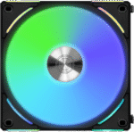 Kit 3 FANS UNI FAN Lian Li RGB 120mm Preto C/ Controladora - Imagem 2