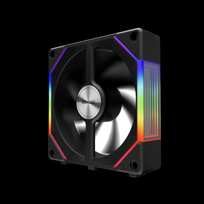 Fan 120mm Gamdias Aeolus P2-1201 ARGB Normal e Reverse - Imagem 5