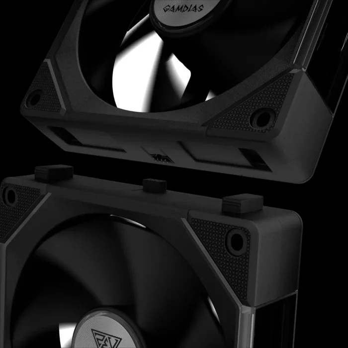 Fan 120mm Gamdias Aeolus P2-1201 ARGB Normal e Reverse - Imagem 8