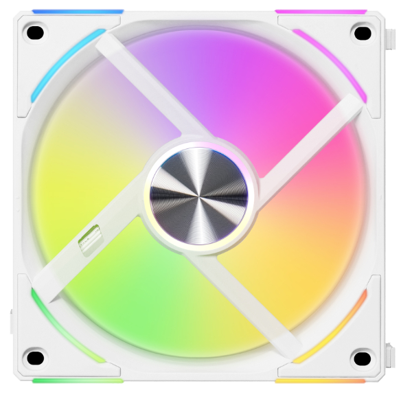 afd5be771a2af5d500af5279aff48722.png Fan Lian Li UNI FAN AL120 V2 Branco RGB 120mm UF-AL120V2-1W - Imagem 2