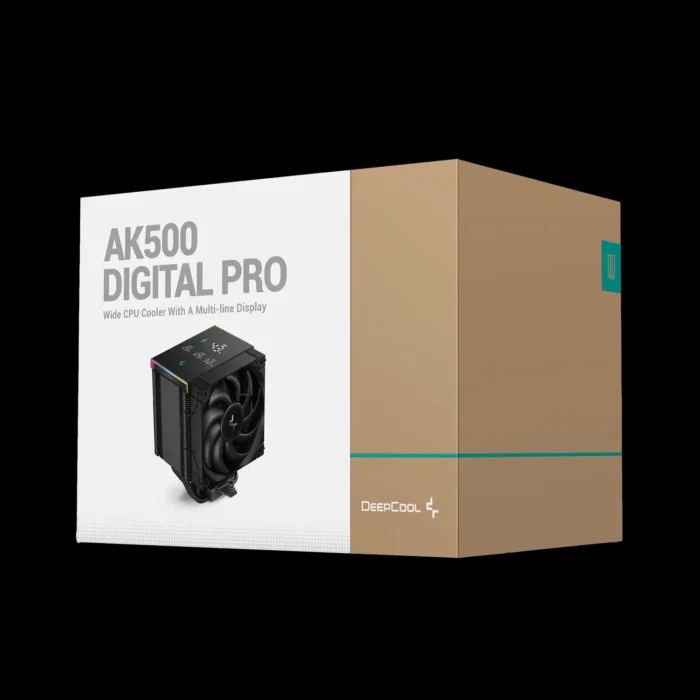 ak500-digital-pro-preto-imagem-10-fundo-preto Air Cooler DeepCool AK500 Digital Pro Series Preto AMD INTEL - Imagem 10