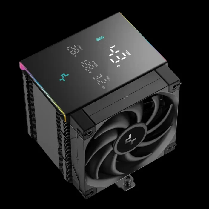 ak500-digital-pro-preto-imagem-3-fundo-preto Air Cooler DeepCool AK500 Digital Pro