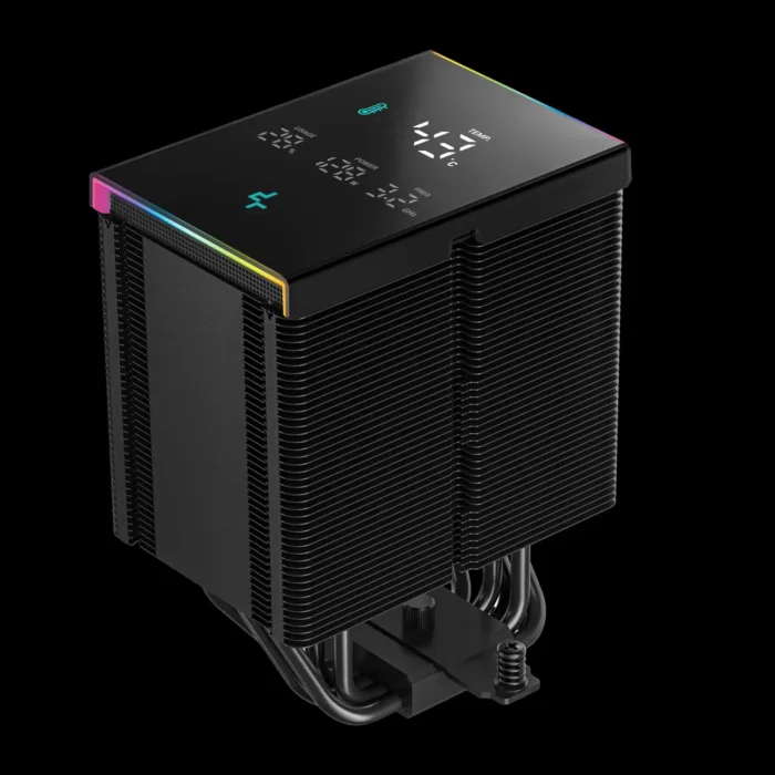 ak500-digital-pro-preto-imagem-7-fundo-preto Air Cooler DeepCool AK500 Digital Pro Series Preto AMD INTEL - Imagem 7
