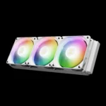 Water Cooler Gamdias Aura GL360 Digital ARGB Branco 360mm - Imagem 2