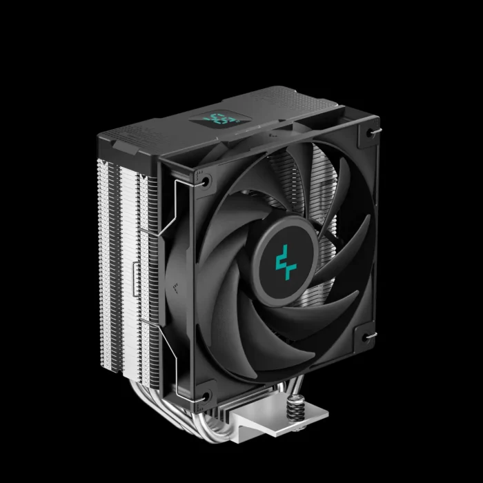 cooler-deepcool-gammaxx-series-ag400-digital-preto-imagem-1-fundo-preto Air Cooler DeepCool AG400 Digital 4 Heatpipes com Display - Imagem 2