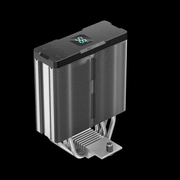 cooler-deepcool-gammaxx-series-ag400-digital-preto-imagem-7-fundo-preto Air Cooler DeepCool AG400 Digital 4 Heatpipes com Display - Imagem 6