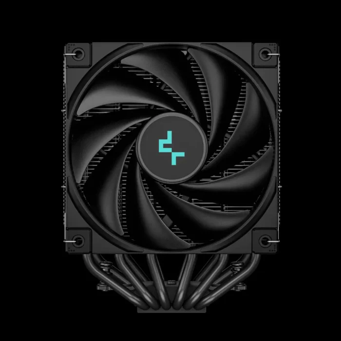 cooler-high-performance-ak620-zero-dark-imagem-4-fundo-preto Air Cooler DeepCool AK620 Zero Dark Dual Tower Preto - Imagem 4