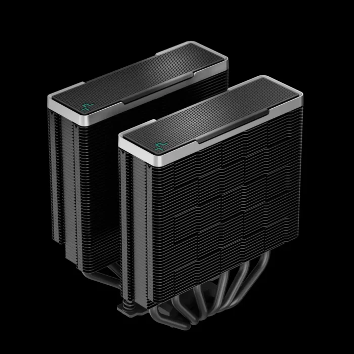 cooler-high-performance-ak620-zero-dark-imagem-7-fundo-preto Air Cooler DeepCool AK620 Zero Dark Dual Tower Preto - Imagem 7