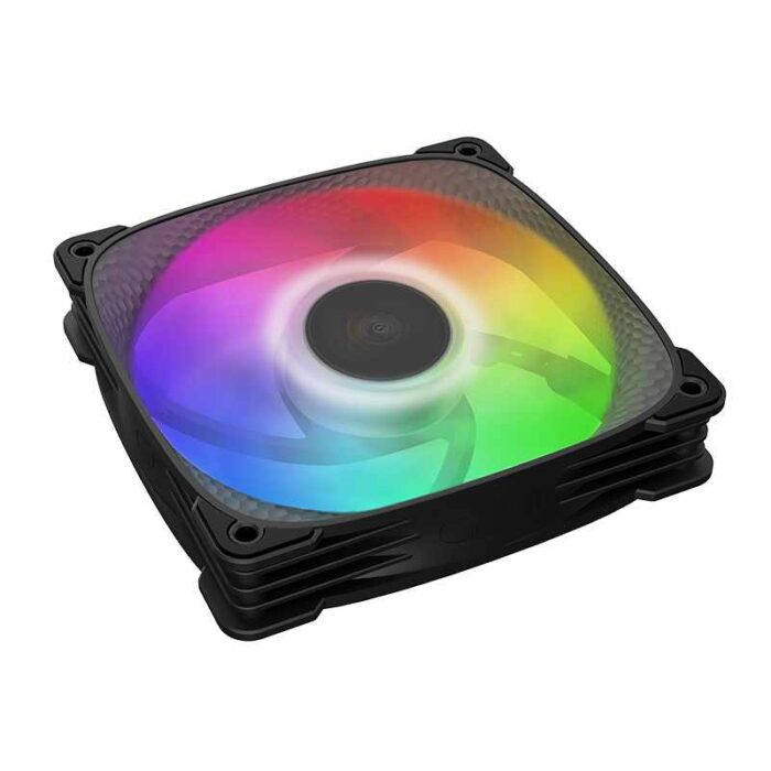 geo-s2505b-1-squama-2505b-rgb-preto-imagem-5-fundo-branco Fan ARGB 120mm Geometric Future Squama 2505B Preto - Imagem 2