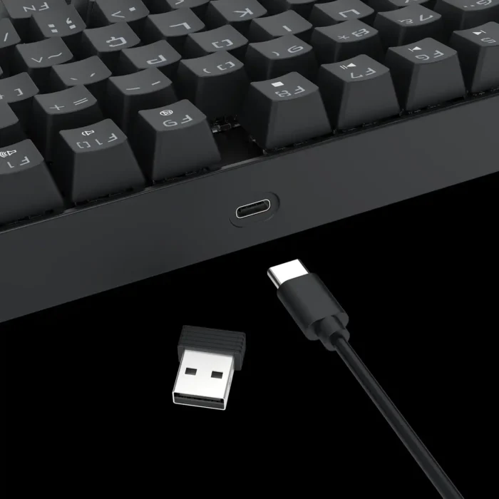 k552-krs-pt-brown-kumara-elite-preto-imagem-7-fundo-preto Teclado Mecanico Redragon Kumara Elite Switch Marrom K552KRS - Imagem 6