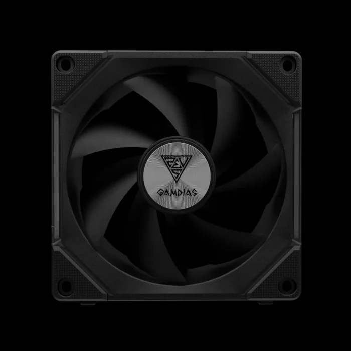 p2-1203-kit-3-fans-aeolus-p2-1203-argb-preto-imagem-9-fundo-preto Kit 3 Fans Gamdias Aeolus P2-1203 Preto ARGB Reverse Blade - Imagem 8