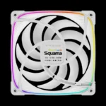Fan Geometric Future Squama 2503R-14W ARGB 140mm Branco Reverse Blade - Imagem 3