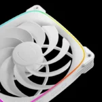 Fan Geometric Future Squama 2503R-14W ARGB 140mm Branco Reverse Blade - Imagem 4