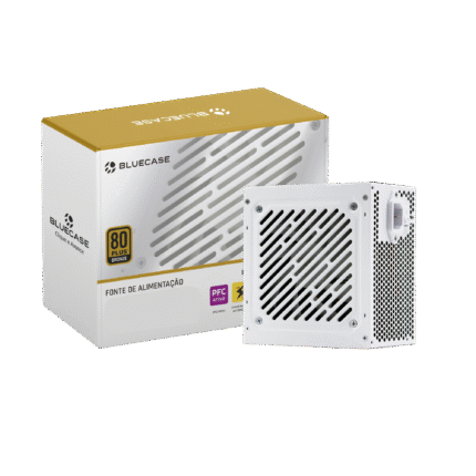 Fonte Bluecase 500W 80 Plus Bronze Branco