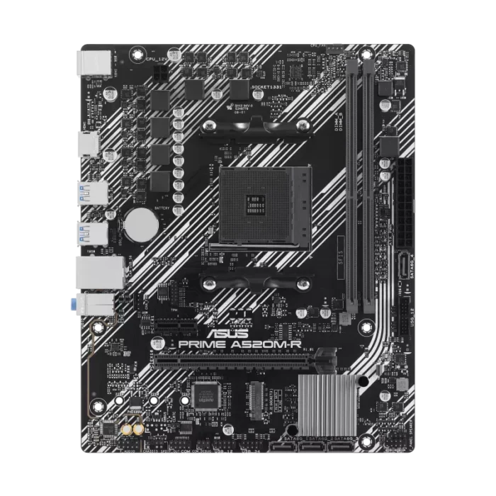 Placa Mae Asus PRIME A520M R AM4 Micro ATX DDR4 M.2 - Imagem 2