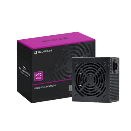 Fonte Bluecase 600W PFC Ativo