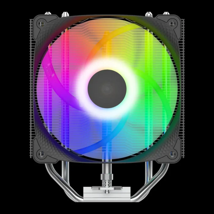 Air Cooler Geometric Future Prawn ARGB PRATA 4 Heat Pipes - Imagem 5