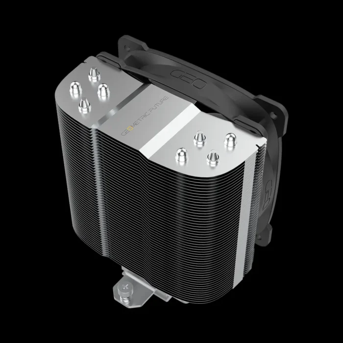 Air Cooler Geometric Future Prawn ARGB PRATA 4 Heat Pipes - Imagem 2