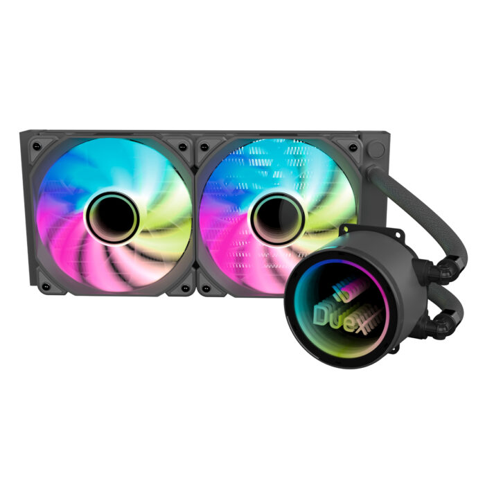 Water Cooler Duex Neo Mirror 240mm ARGB 250W TDP - Imagem 1