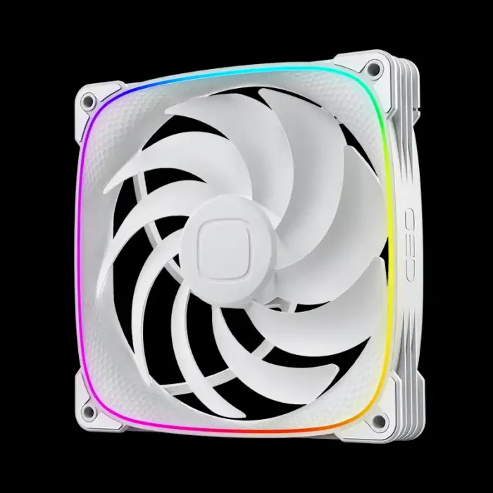 Fan 120mm Reverse Blade Geometric Future 2503RW ARGB Branco - Imagem 1
