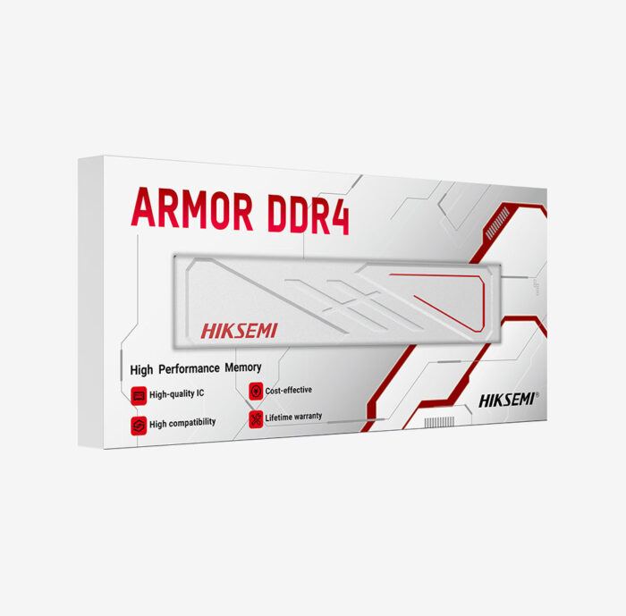 Memória DDR4 Hiksemi Armor 8GB 3200MHz Branca - Imagem 2