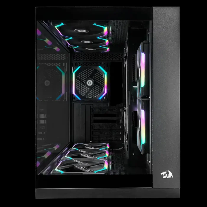 Gabinete Redragon Wideload Pro Preto CA-604B-PRO - Imagem 6