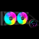 Water Cooler Kalkan Iota V2 240 RGB PRETO KLK00068 250W TDP - Imagem 2