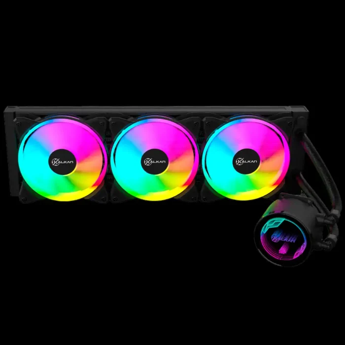 Water Cooler Kalkan Iota V2 360 RGB PRETO KLK00069 280w TDP - Imagem 2