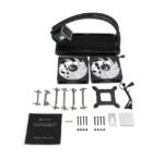 Water Cooler Rise Mode Black 240mm RGB Rainbow RM-WCB-02-RBW - Imagem 6