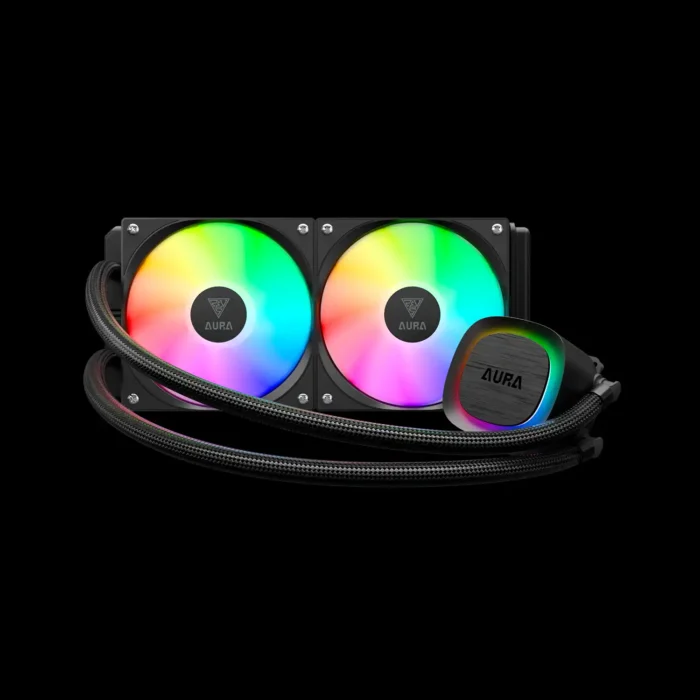 Water Cooler GAMDIAS Aura GL 240 V2 Preto - Imagem 1