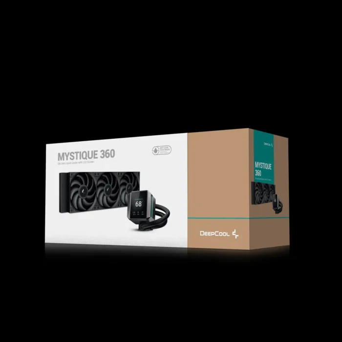 Water Cooler 360mm DeepCool Mystique All Black Anti Leak - Imagem 6