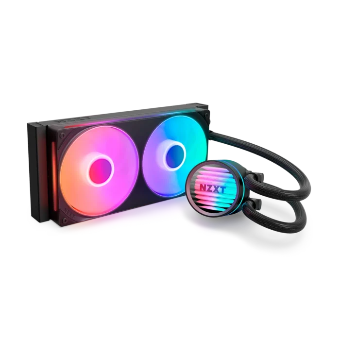 21174092fbbe4f3c63301ff12c0e03fc.webp Water Cooler NZXT Kraken Core 240 RGB PRETO RL-KR24C-B1 - Imagem 1