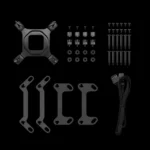 Water Cooler 360mm DeepCool Mystique All Black Anti Leak - Imagem 5