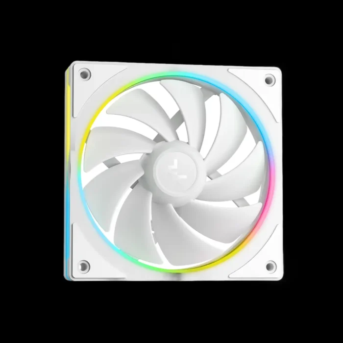 Water Cooler DeepCool LM240 ARGB Branco Tela LCD IPS 240mm - Imagem 2