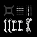 Water Cooler DeepCool LM240 ARGB Branco Tela LCD IPS 240mm - Imagem 3