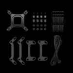 Water Cooler 360mm DeepCool Mystique ARGB ANTI-LEAK Preto - Imagem 5