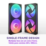 Water Cooler NZXT Kraken Core 240 RGB PRETO RL-KR24C-B1 - Imagem 4