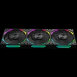 Kit 3 Fans Kalkan Halo ARGB 120mm ARGB Preto KLK00019 - Imagem 3