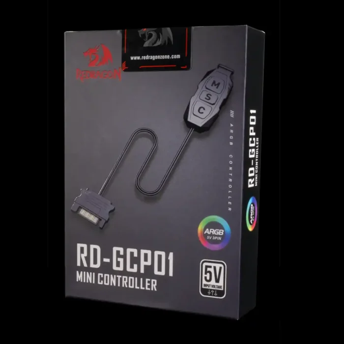 Controladora Gamer Redragon ARGB 5V 3 Pinos RD-GCP01. - Imagem 6