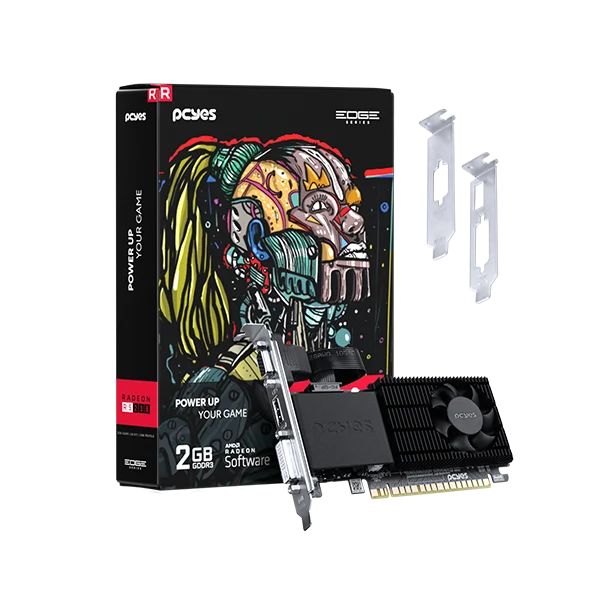 bc19f888e326b3ccfcc5020ab9dec90a.webp Placa de Vídeo PCYes AMD Radeon R5 220 2GB DDR3 Low Profile - Imagem 1