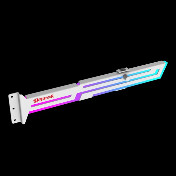 Suporte Placa de Vídeo GPU Horizontal Redragon RGB Branco - Imagem 4