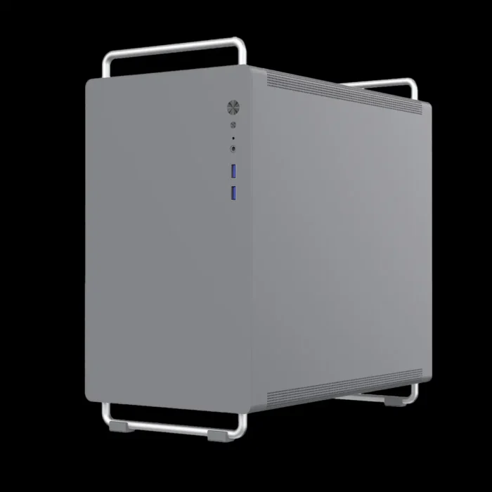 Gabinete Gamer Bluecase Tiny Pro Cinza 5 FAN ARGB USB 3 mATX - Imagem 4