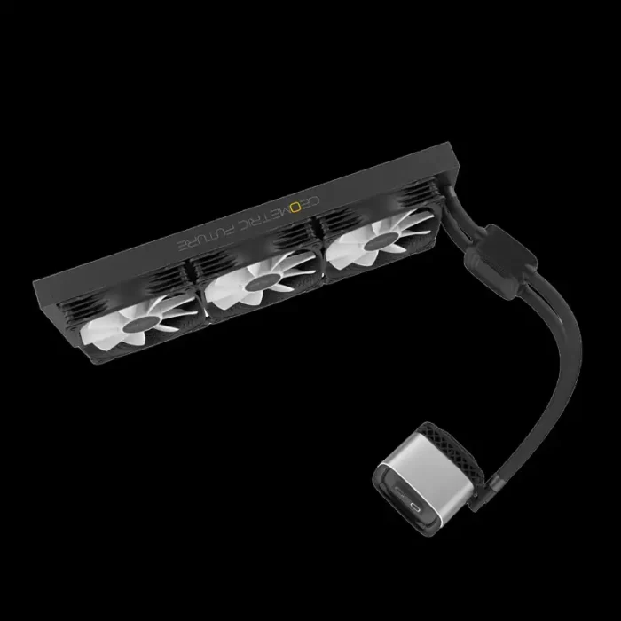 Water Cooler 360mm Geometric Future Eskimo Igloo Neon RGB - Imagem 5