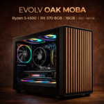 PC Gamer LevelUP Evolv OAK MOBA R5 4500 16GB 480GB RX 570 8GB - Imagem 2