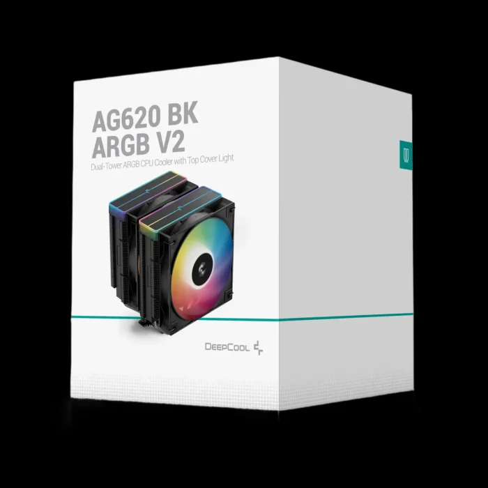 Air Cooler DeepCool AG620 BK ARGB V2 2x Fans 120mm - Imagem 8