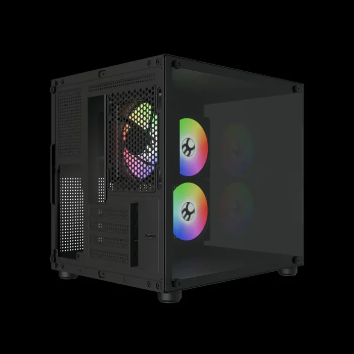 Gabinete Gamer Bluecase Pure Pro Preto 3 FANS USB 3.0 mATX - Imagem 7